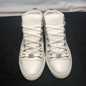 Balenciaga Arena leather high- top sneaker EU size 43